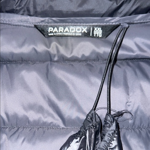 Paradox Black Puffer Jacket Water-Resistant Design - Picture 2 of 11